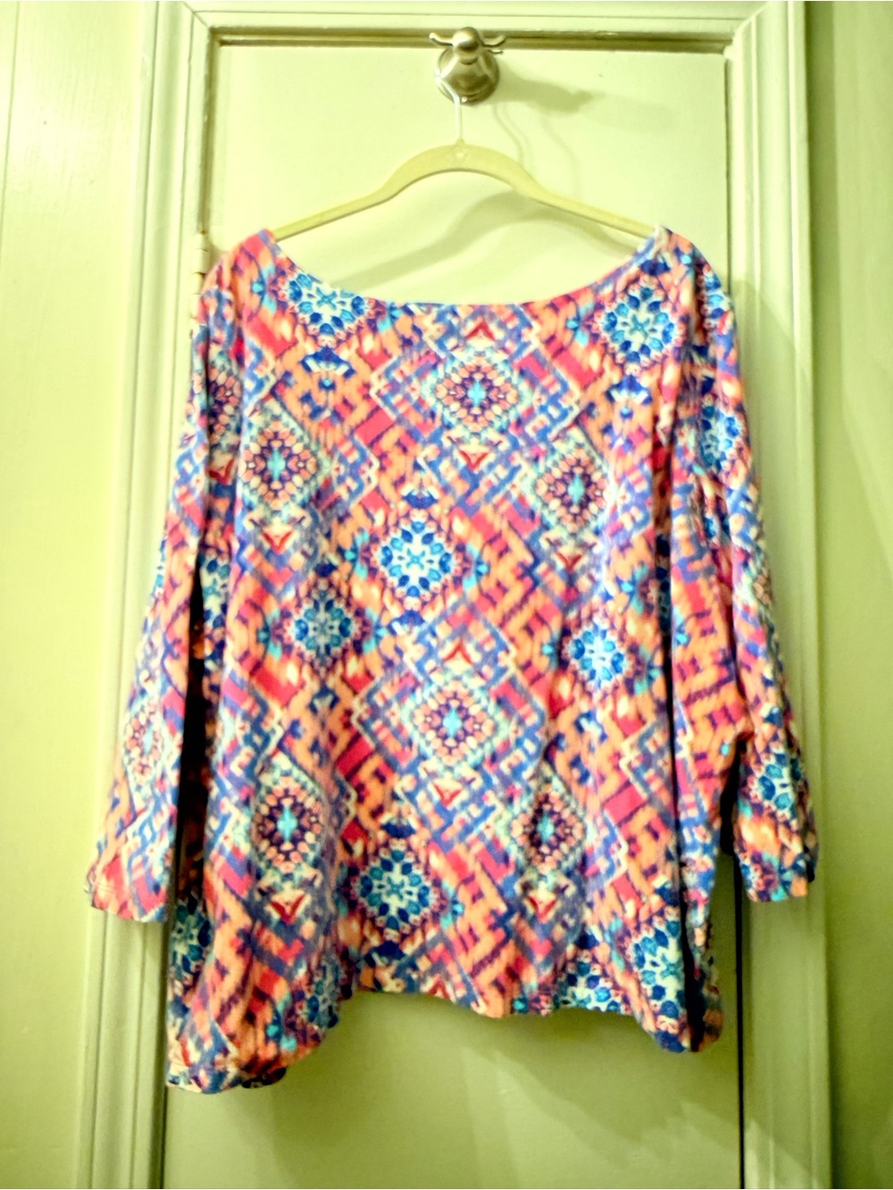 RubyRd 3x tops bundle of 5, slight embellishment imperfections, 1 paint mark. - Picture 3 of 16
